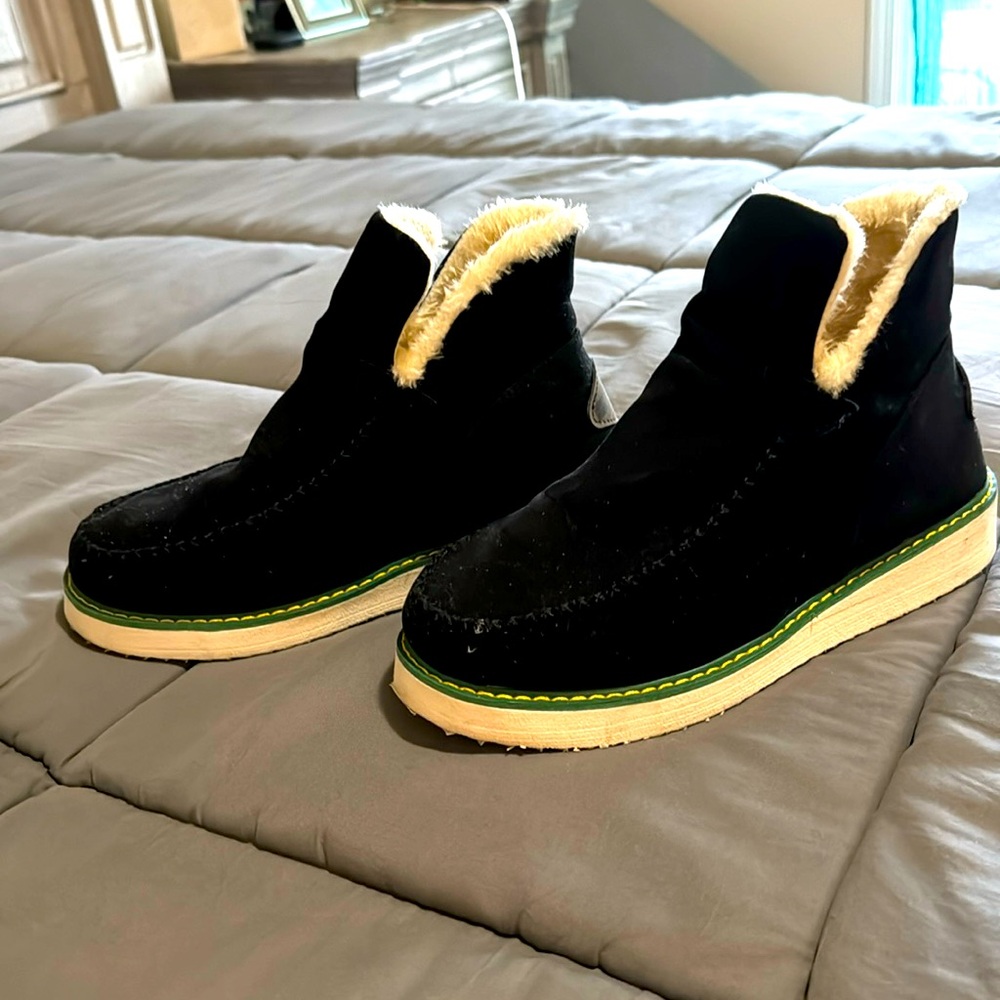 Fur lined ankle boots (similar to UGGs)
